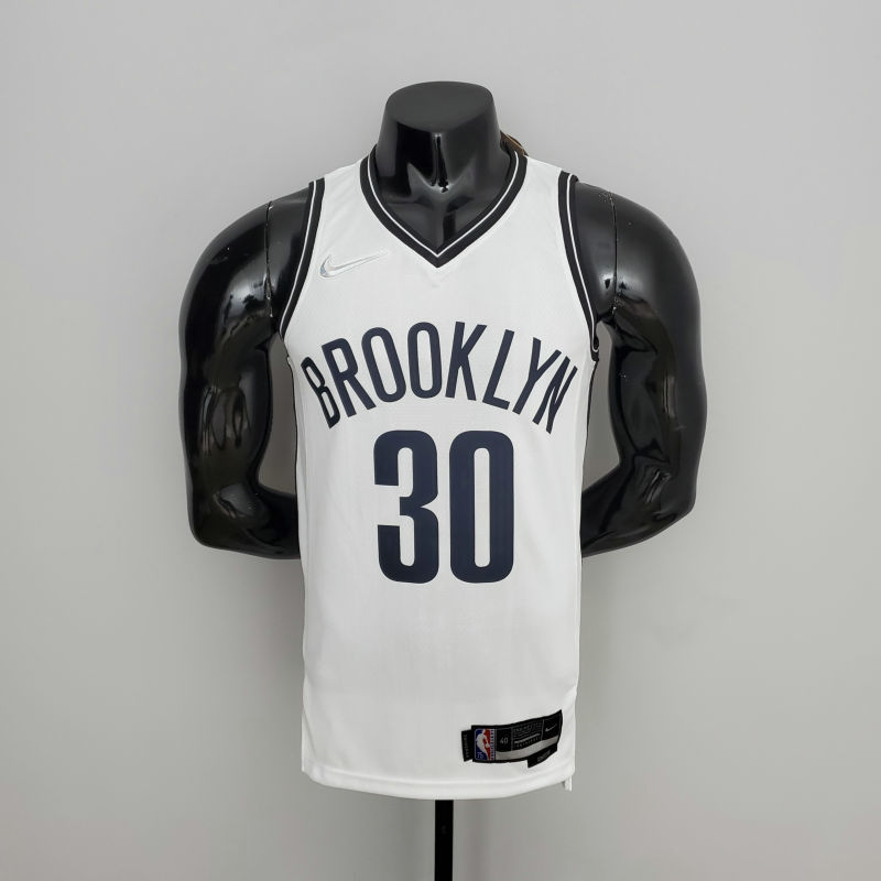 75th Anniversary Curry #30 Nets White NBA Jersey S-XXL