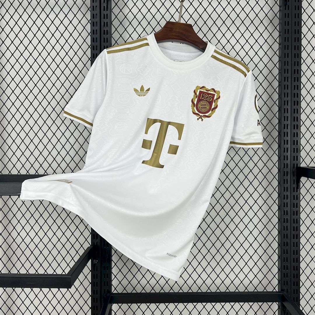 Bayern Munich 2024/25 125 Anniversary White Jersey