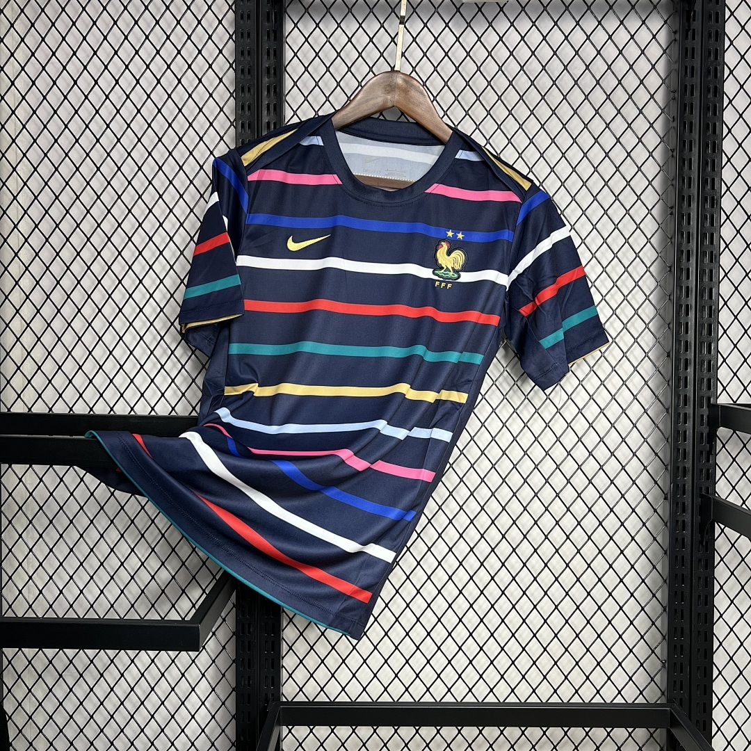 France 2024/25 Euro Pre-match training uniform Jersey