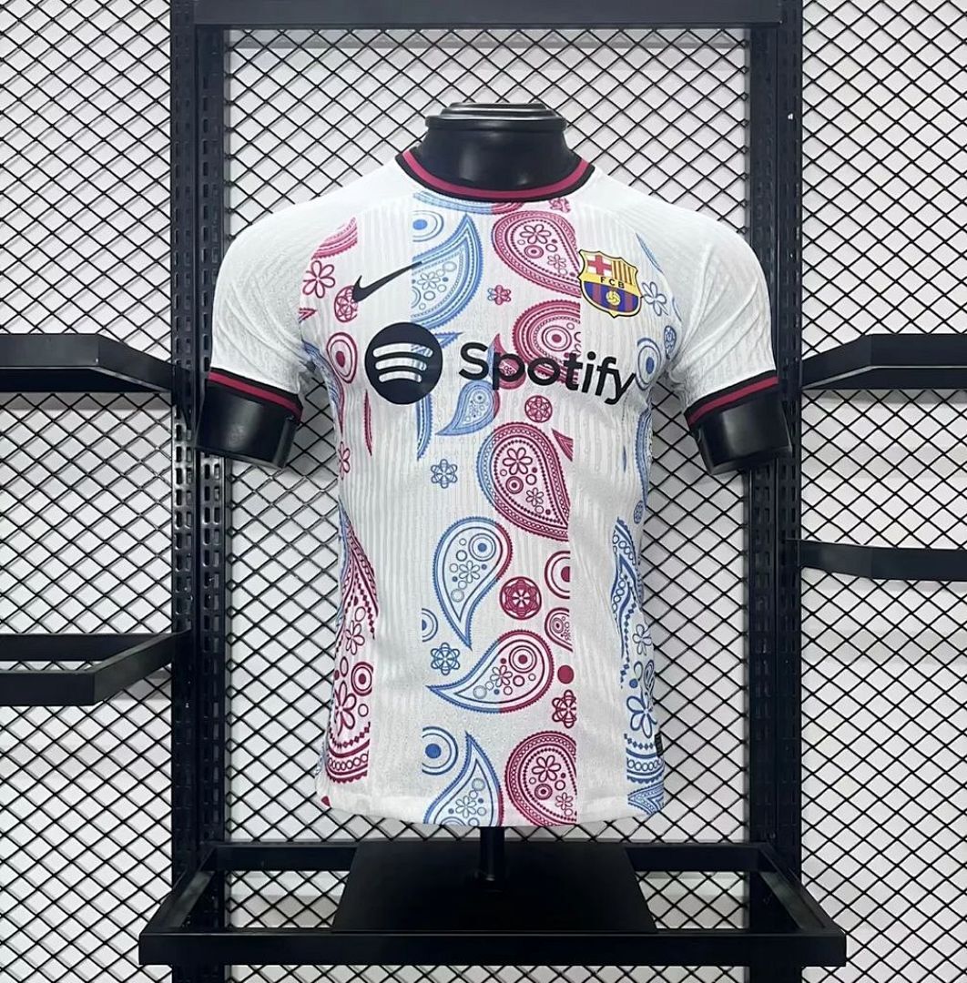 Barcelona 2024/25 Special Edition White Jersey Player Version