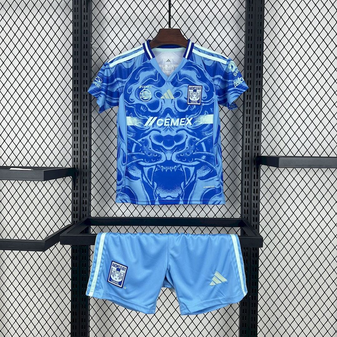 Tigres UANL 2025/26 Away Kids Kit