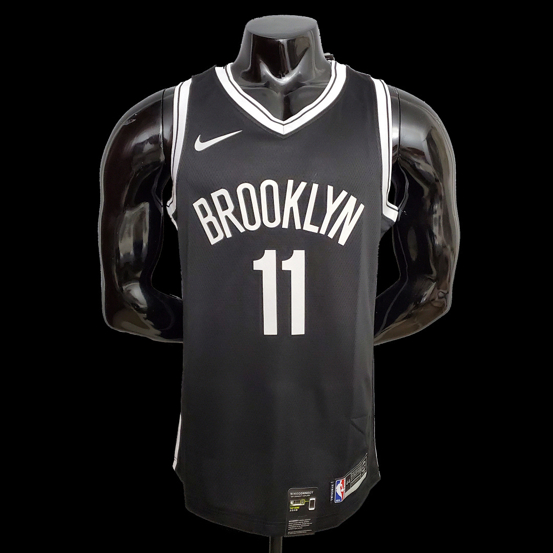 Irving #11 Brooklyn Nets black NBA jersey SizeXS-XXL Nike connect recognition