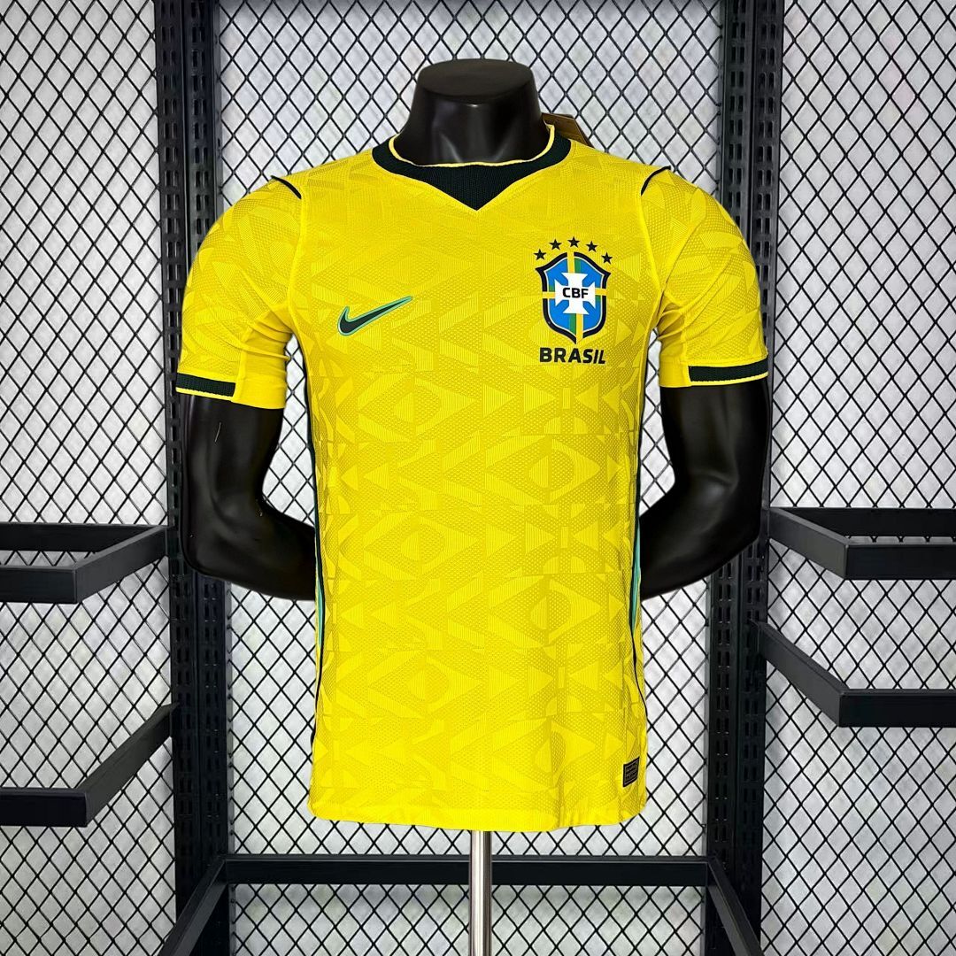 Mens Brazil 2026 World Cup Home Jersey Player Version