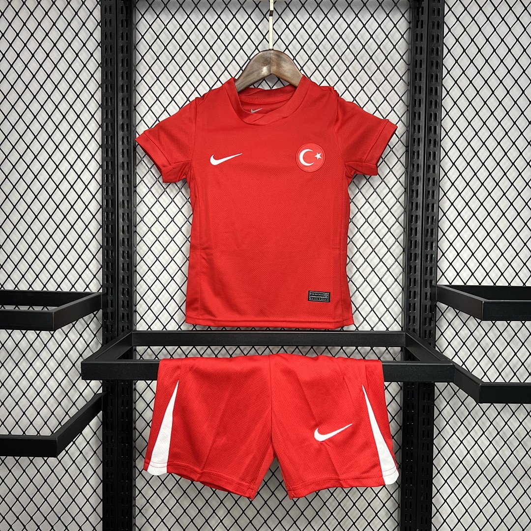 Turkiye 2024/25 Euro Away Kids Kit