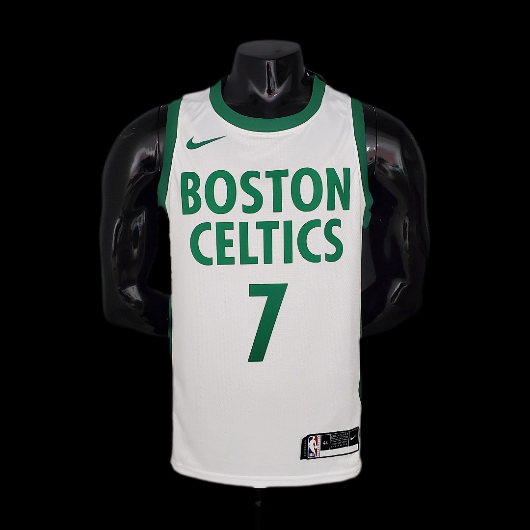 BROWN#7 Celtics White City Edition NBA jersey Size:S-XXL
