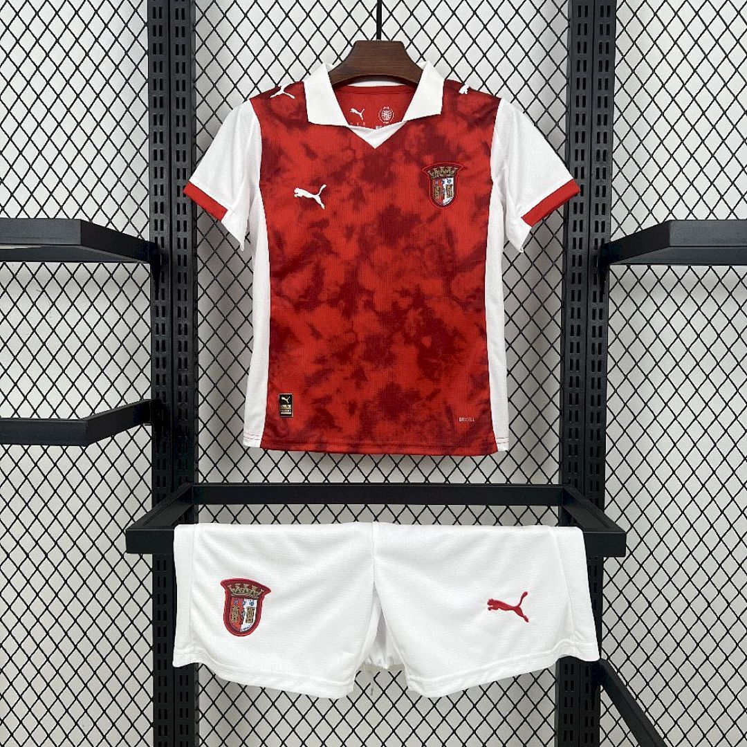 Braga 2025/26 Home Kids Kit
