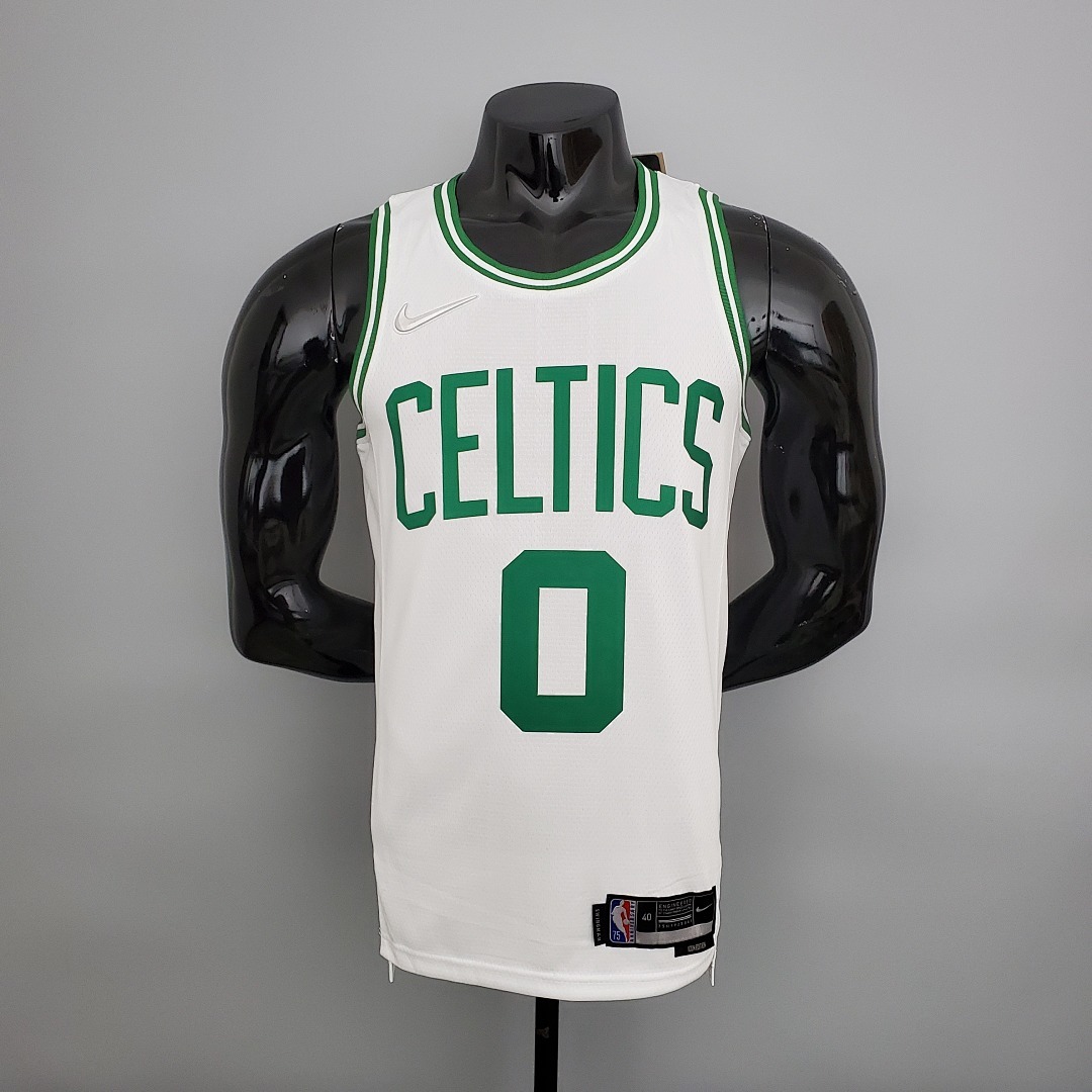 75th Anniversary Tatum #0 Celtics White NBA Jersey S-XXL
