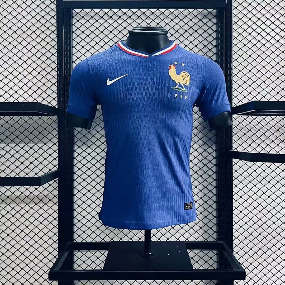 France 2024/25 Euro Home Jersey Player Version
