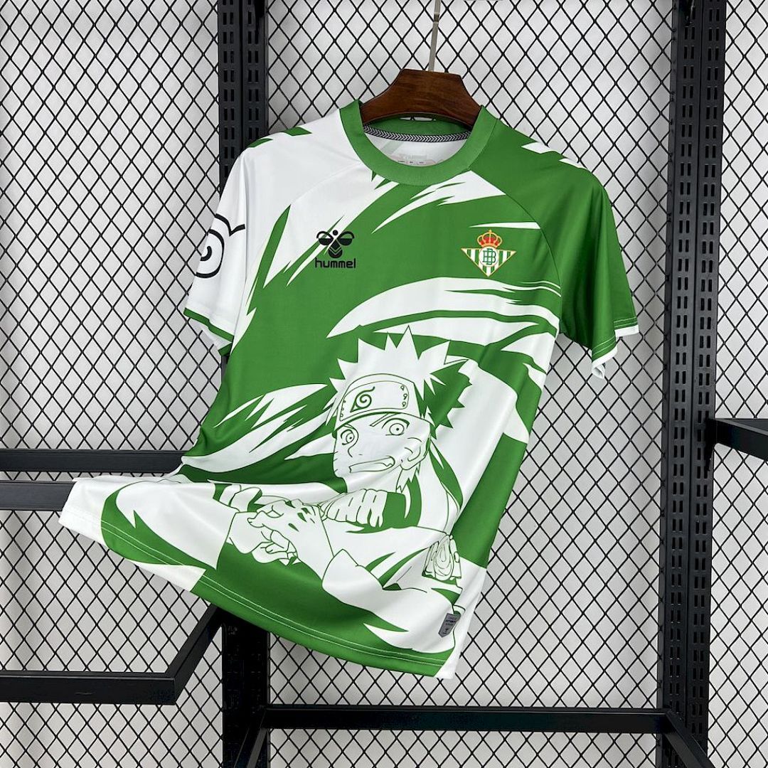 Real Betis 2025/26 Hummel x Limited-edition Naruto Jersey