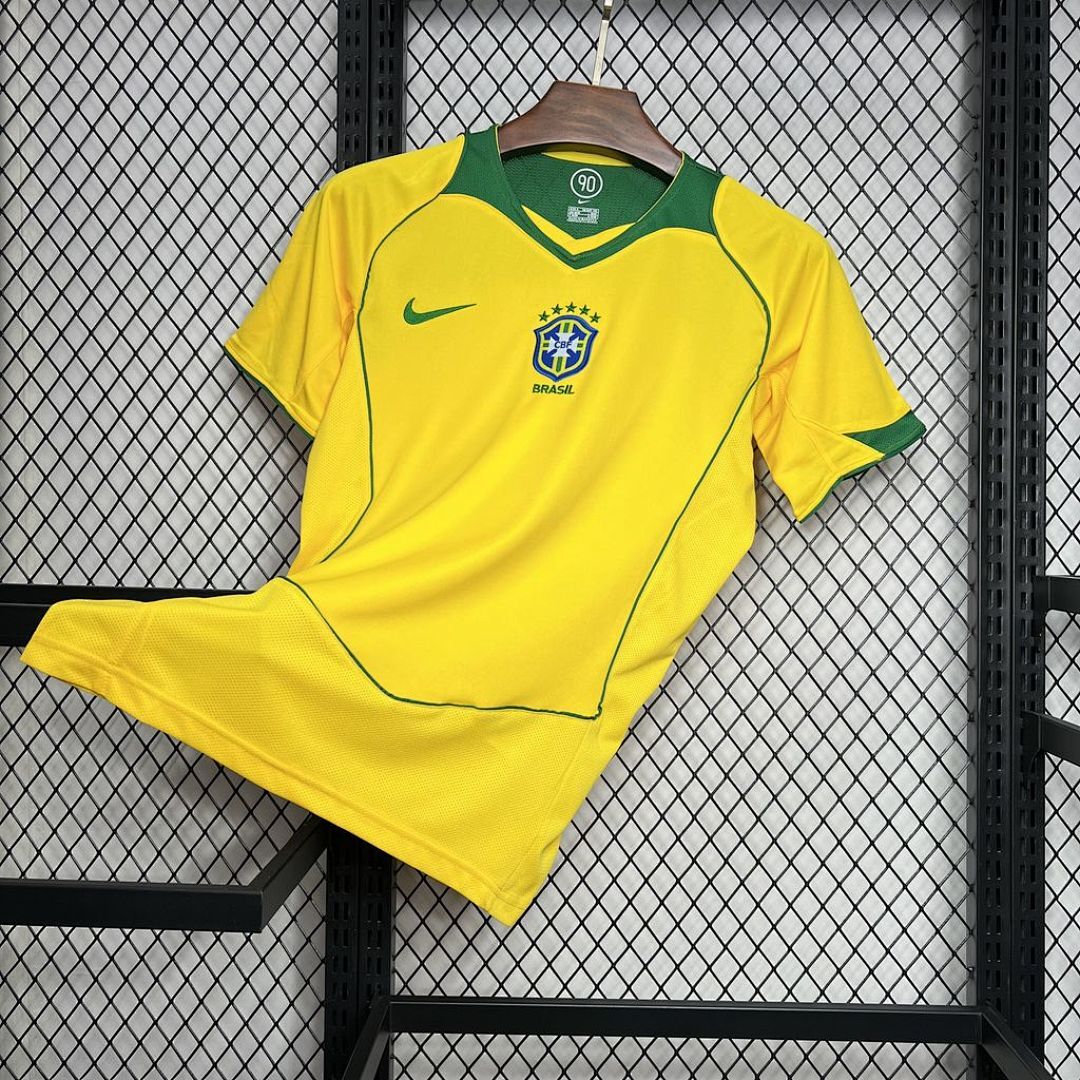 Brazil 2004 Home Retro Jersey