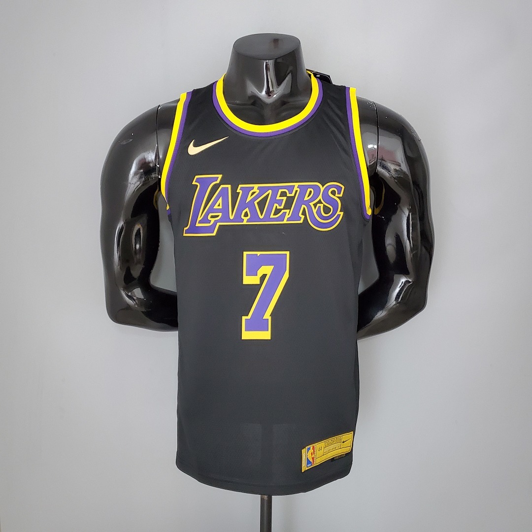 2021 ANTHONY#7 Lakers Bonus Edition Black NBA Jersey S-XXL
