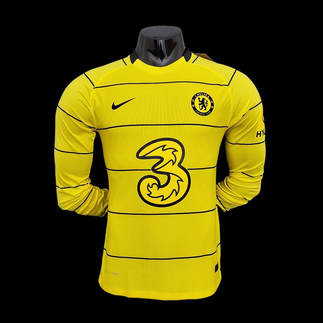 21/22 player version long sleeve Chelsea away S-XXL