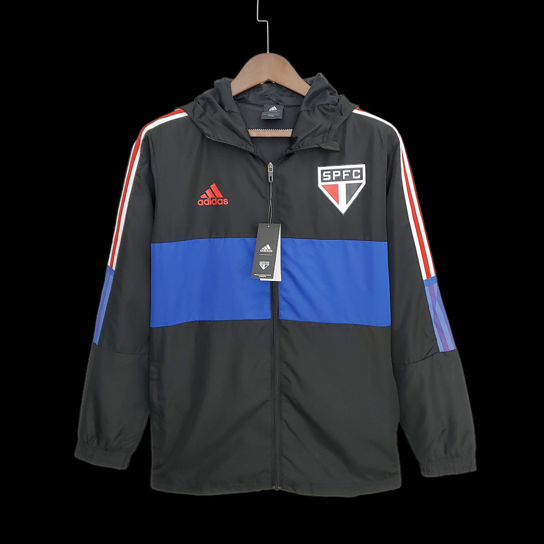 2022 Sao Paulo Windbreaker Black Blue S-XXL