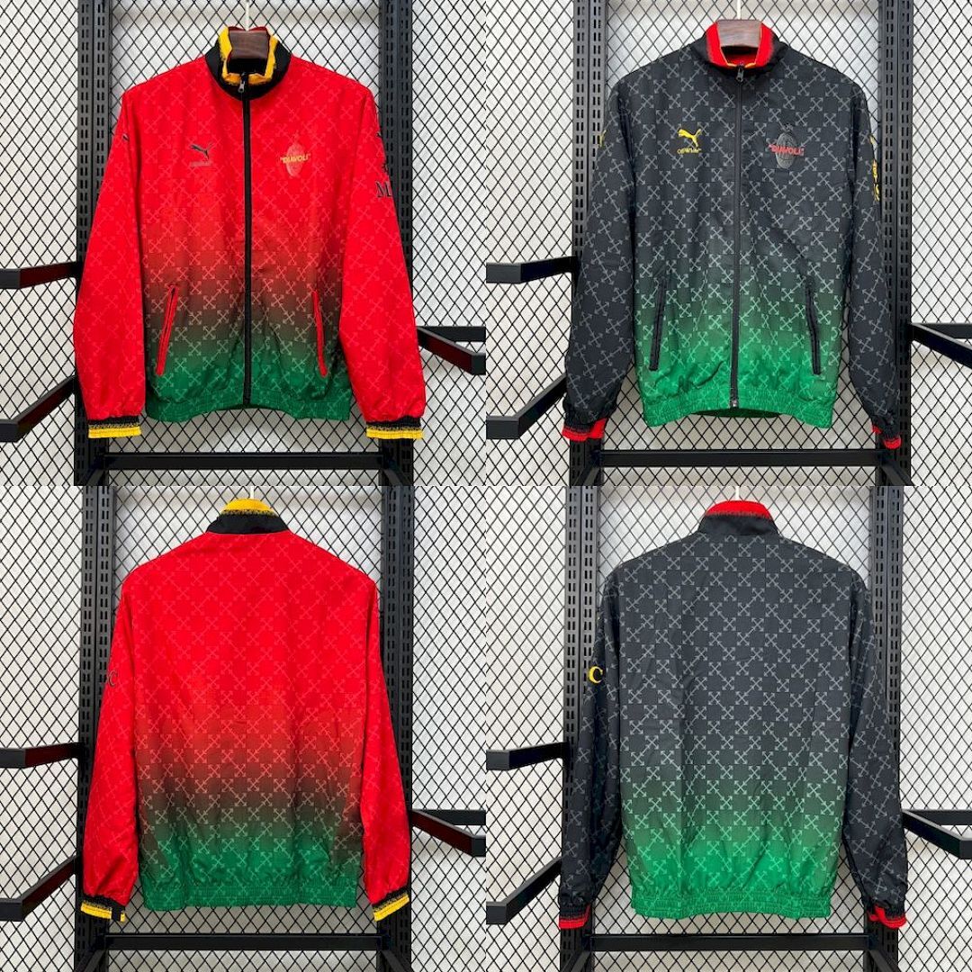 AC Milan 2025 Double-Sided Windbreaker