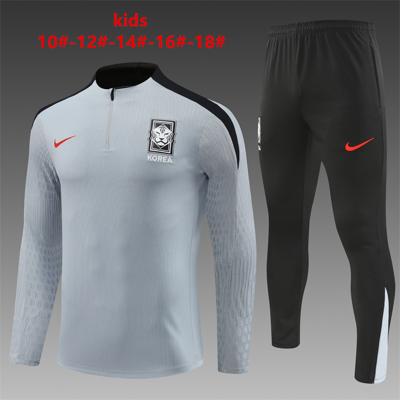 2024 Korea Kids Long Sleeve Training Suit Yupoo