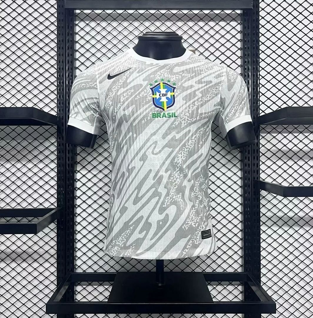 Brazil 2024/25 White Jersey– Player Versi