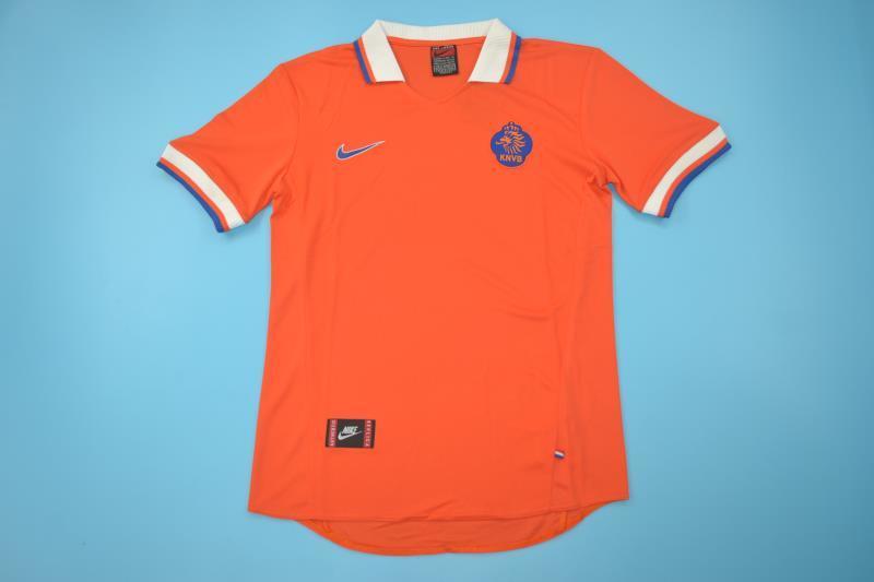97-98 NETHERLANDS STADIUM HOME SOCCER JERSEY