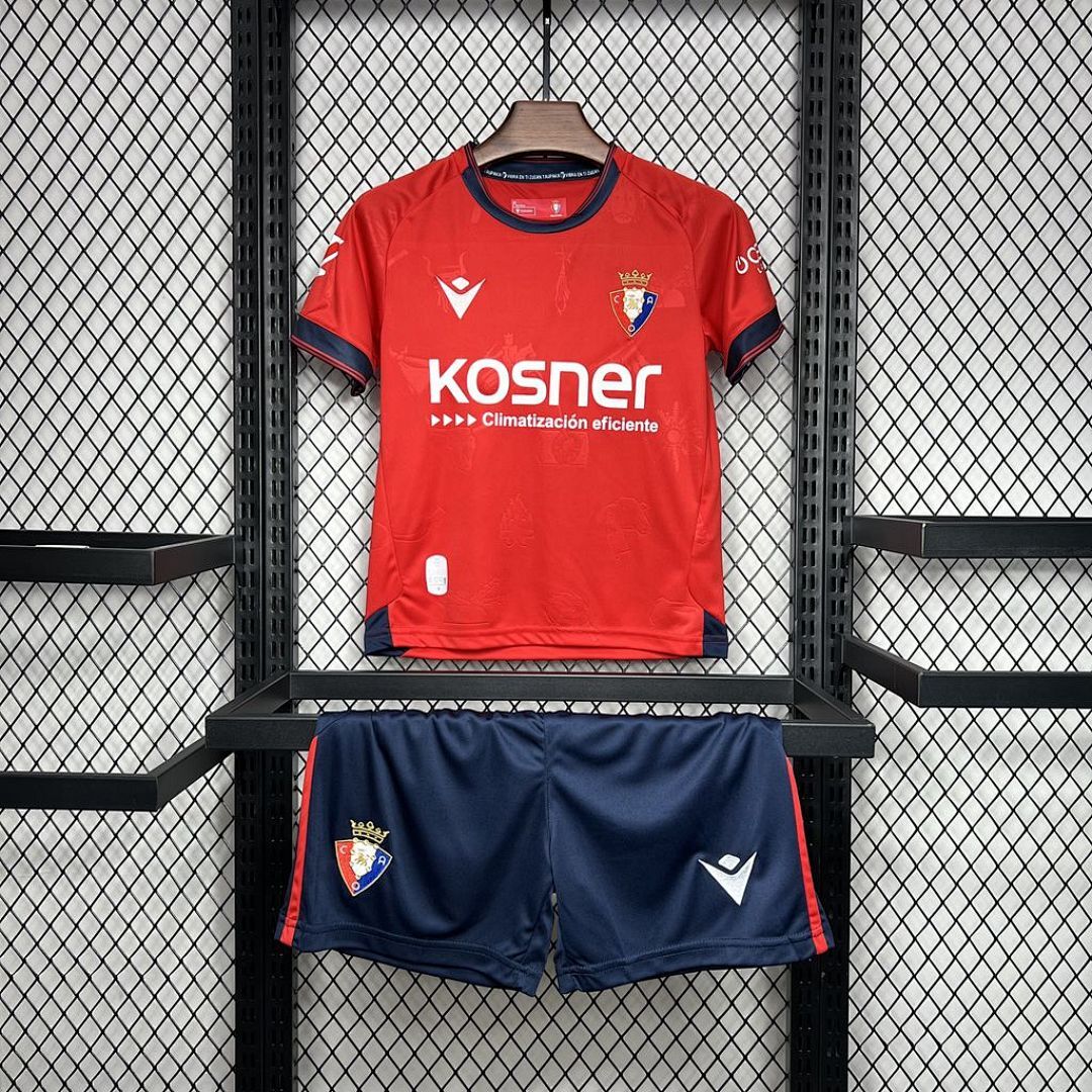 Osasuna 2024/25 Home Kids Kit