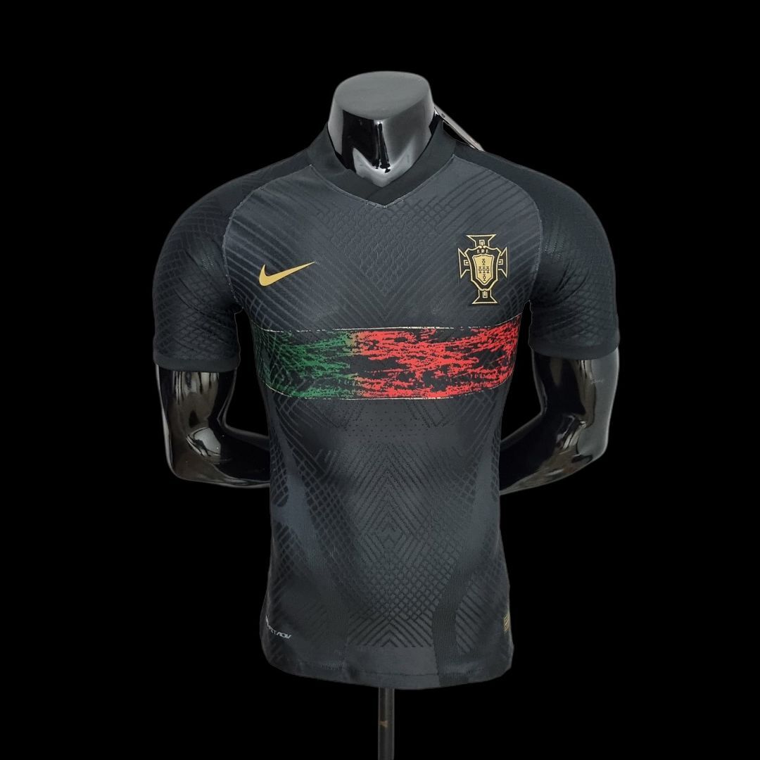 2022 player version Portugal Training Suit Black S-XXL