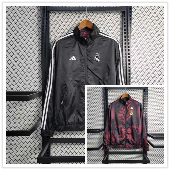 23-24 Real Madrid Both Windbreaker Jackets Yupoo