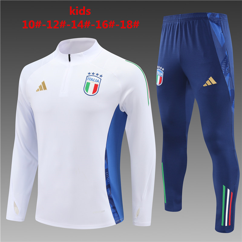 2024 Italy Kids Long Sleeve Training Suit Yupoo
