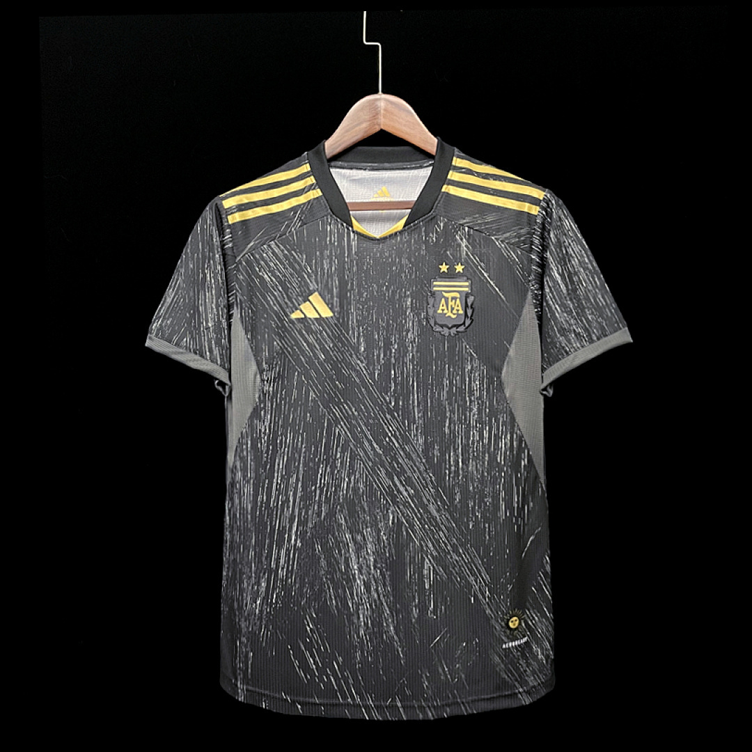 2022 Argentina Champion Commemorative Edition Black S-XXL